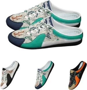 2025 New Mens Slip On Shoes for Spring Summer, Men's Lightweight Breathable Backless Sneakers, Mens Backless Slip on Shoes