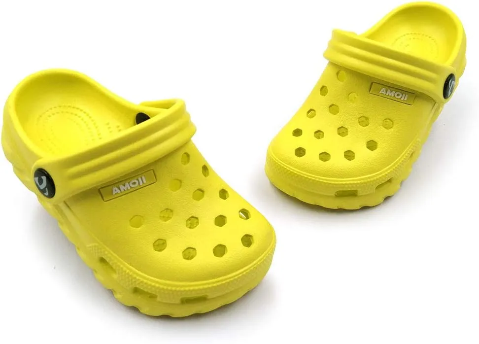 Amoji Kid Garden Clogs Slip On Shoes