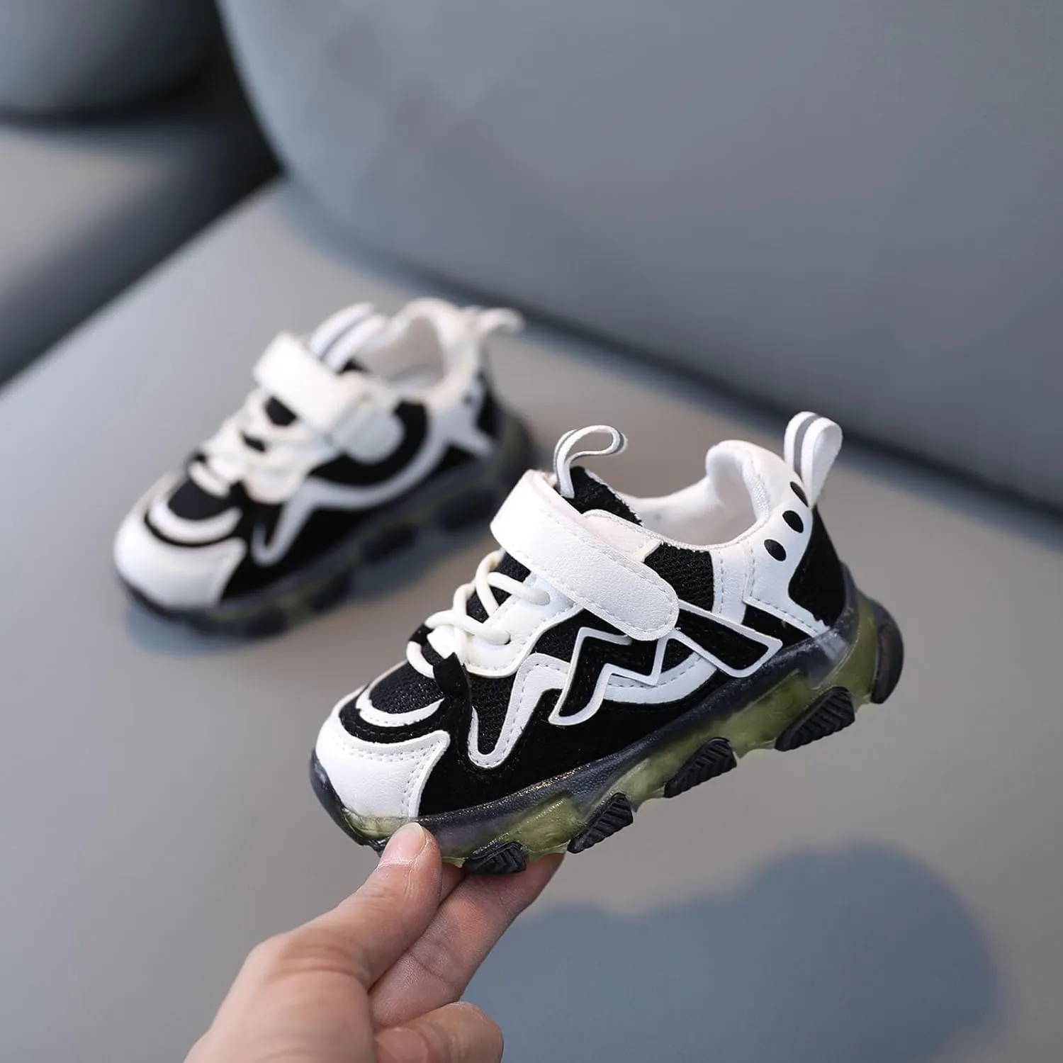 Baby Boy Basketball Light Led Kids Mesh Luminous Sport Baby Running Children Girls Shoes Baby Boy Sports Shoes