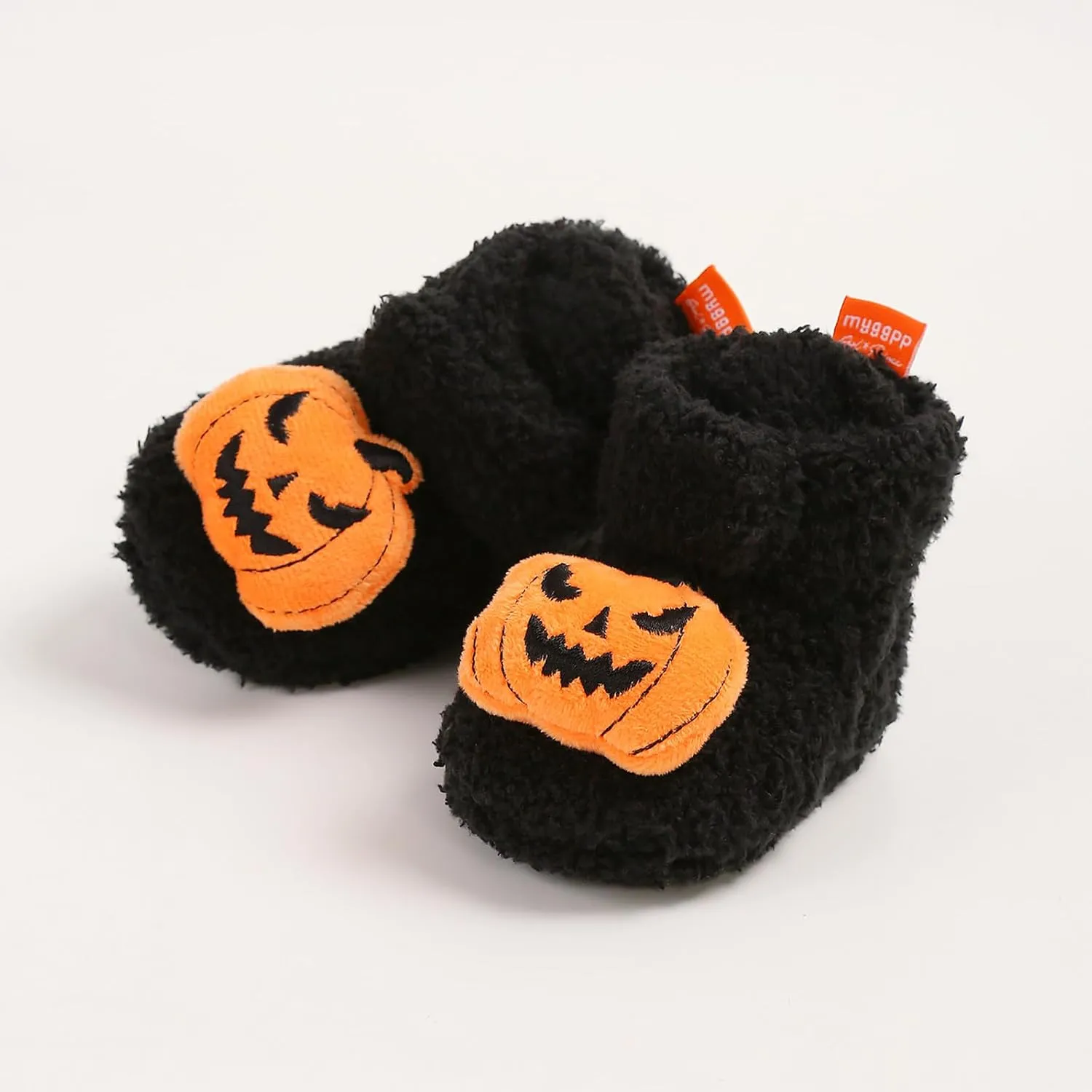 Baby Halloween Booties Newborn Boys Girls Soft Anti-Slip Slippers Fall Winter Warm Crib Sock Shoes First Walkers