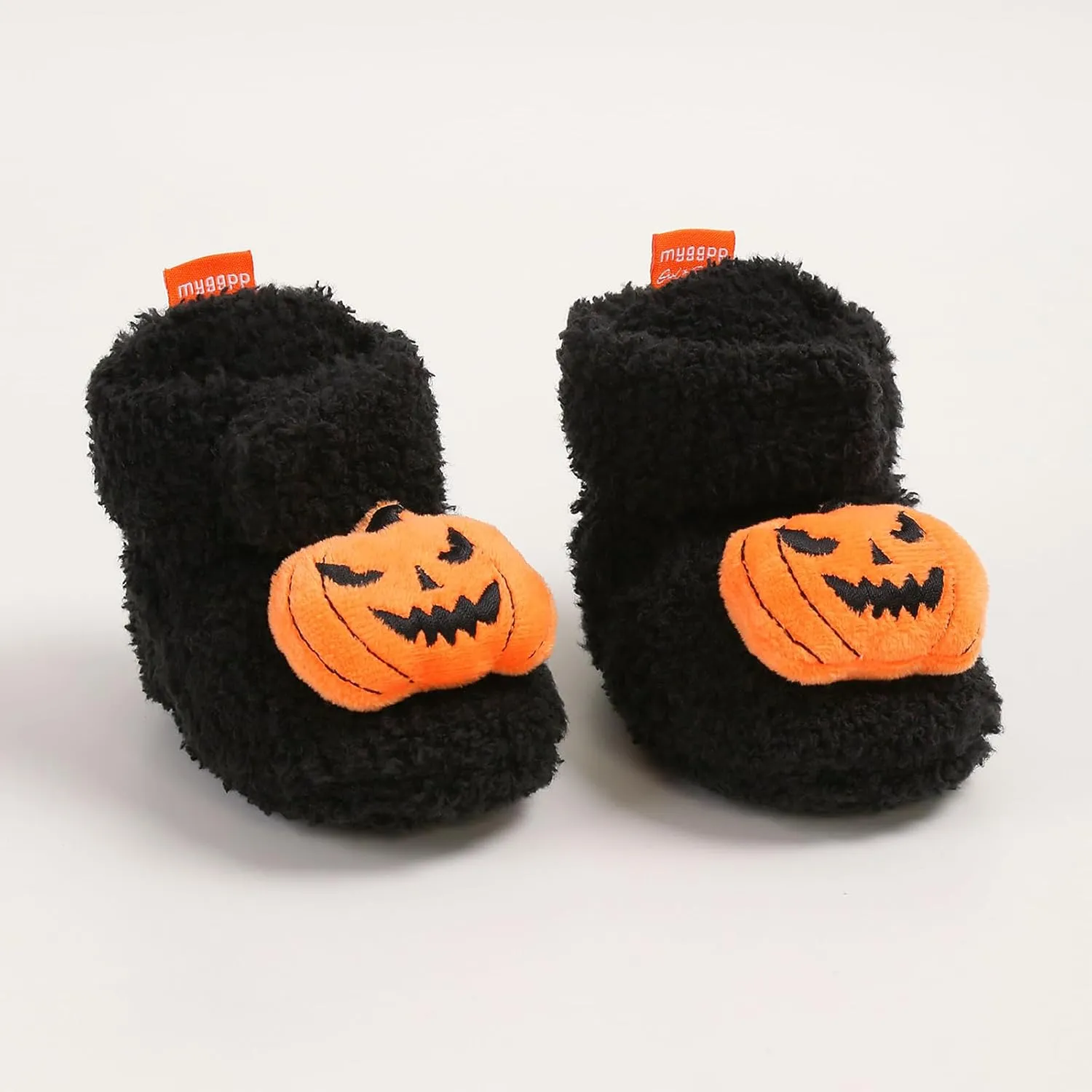 Baby Halloween Booties Newborn Boys Girls Soft Anti-Slip Slippers Fall Winter Warm Crib Sock Shoes First Walkers