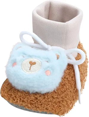 Baby Toddler Shoes Warm Booties Shoes Fashion Printing Non Slip Breathable Boots Toddler Apparel