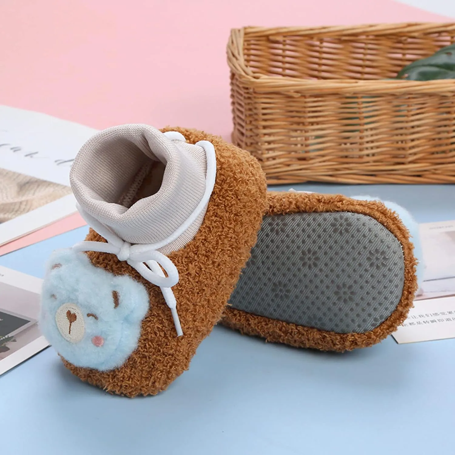 Baby Toddler Shoes Warm Booties Shoes Fashion Printing Non Slip Breathable Boots Toddler Apparel