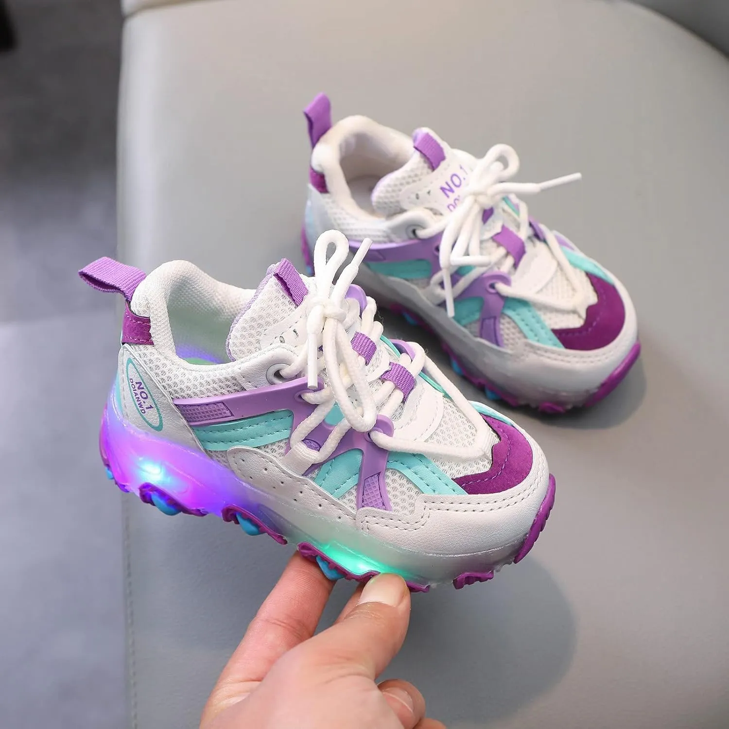 Boys Baby Luminous Children Sport Light Led Shoes Kids Girls Baby Shoes Kid Size 9