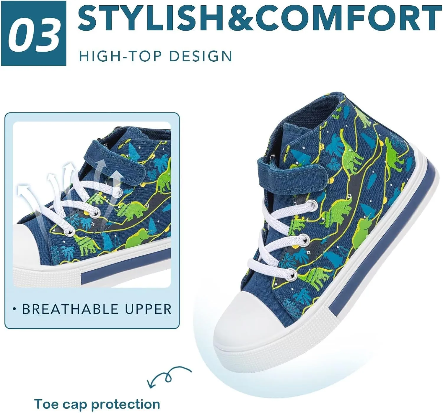 Boys Girls Light Up Sneakers Toddler Canvas High Top Fashion Sneaker Kids Casual Walking Shoes