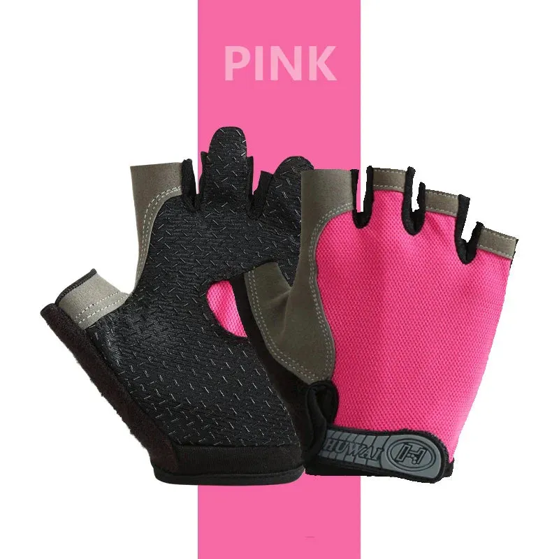 Breathable Fingerless Gym Gloves for Fitness Training