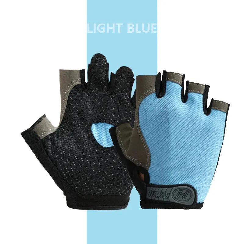 Breathable Fingerless Gym Gloves for Fitness Training