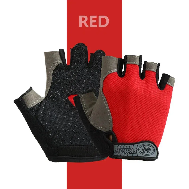 Breathable Fingerless Gym Gloves for Fitness Training