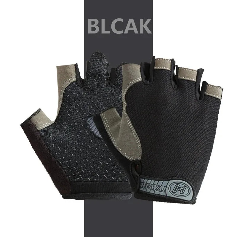 Breathable Fingerless Gym Gloves for Fitness Training