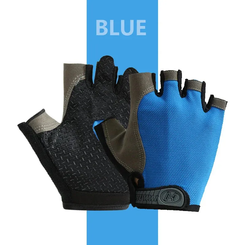 Breathable Fingerless Gym Gloves for Fitness Training
