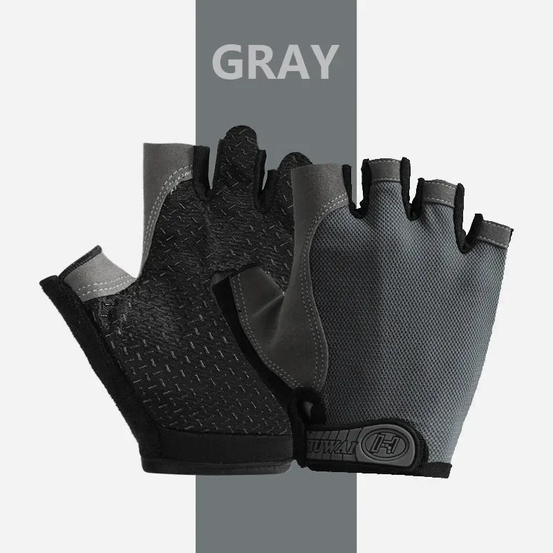 Breathable Fingerless Gym Gloves for Fitness Training