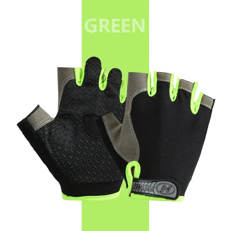 Breathable Fingerless Gym Gloves for Fitness Training