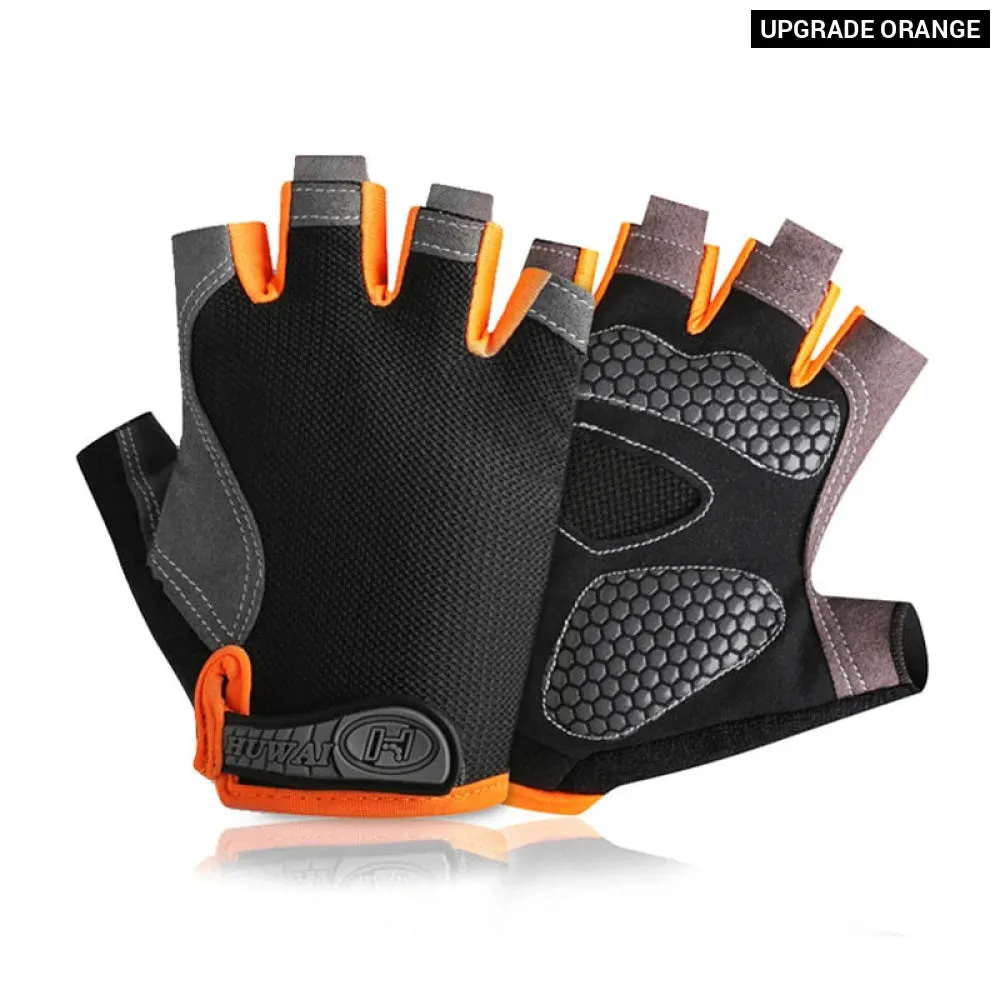 Breathable Fingerless Gym Gloves for Fitness Training