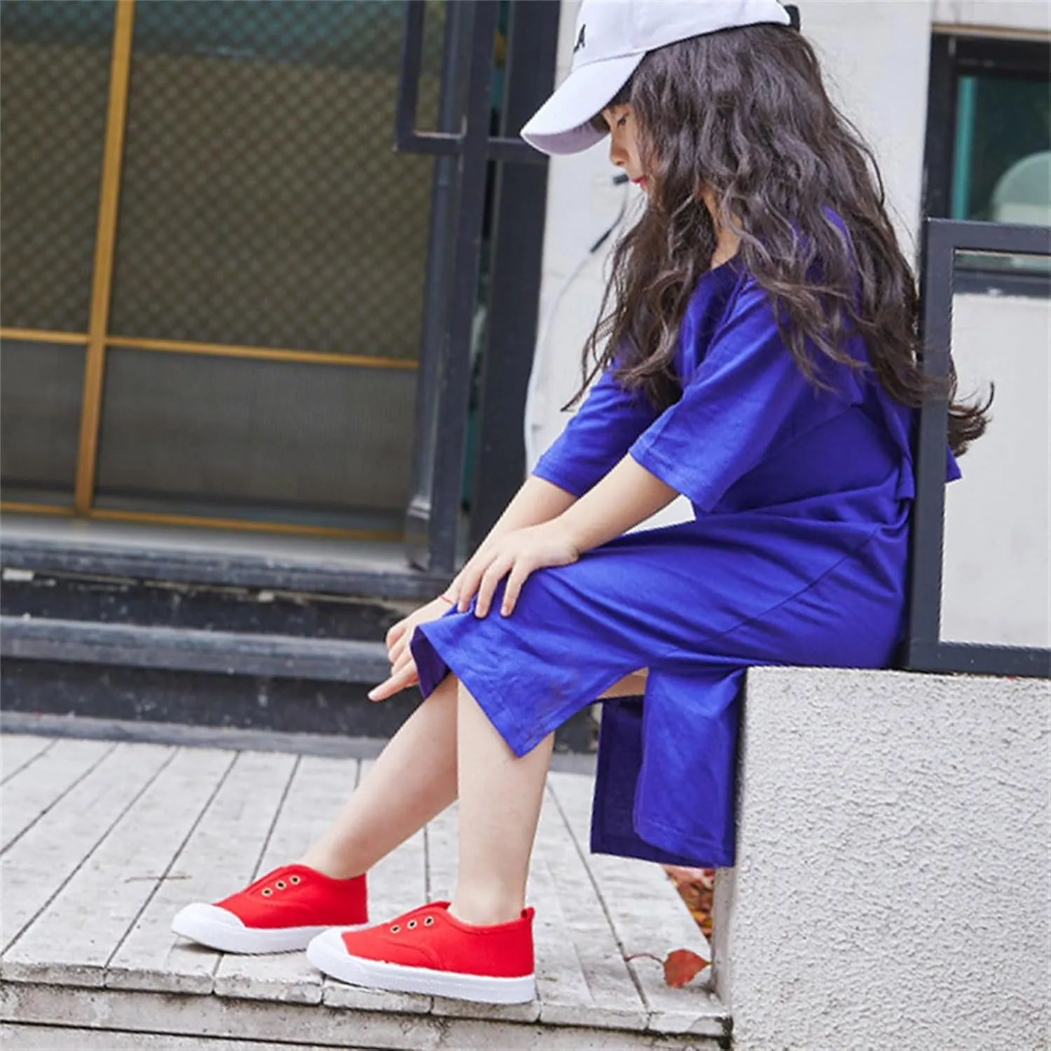 Children's Canvas Shoes Breathable Boys' and Girls' Shoes Indoor Children's Shoes Toddler Girls Running Shoes Size 13