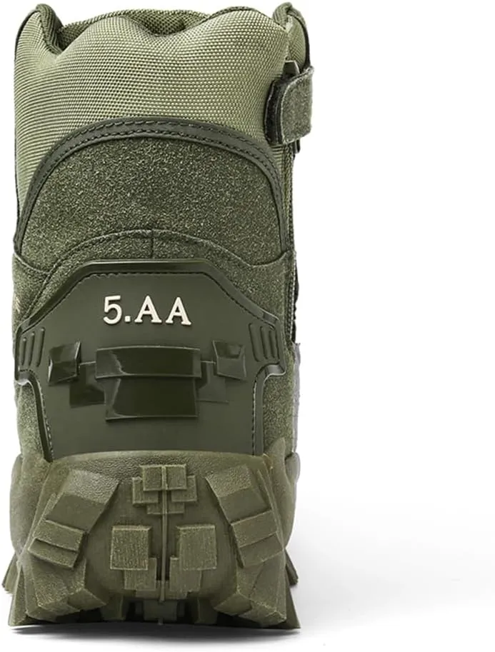 CHUUMEE Men's Tactical Work Boots Splash Resistant Durable Outdoor Suede Hiking Boots Breathable Army Desert Boots