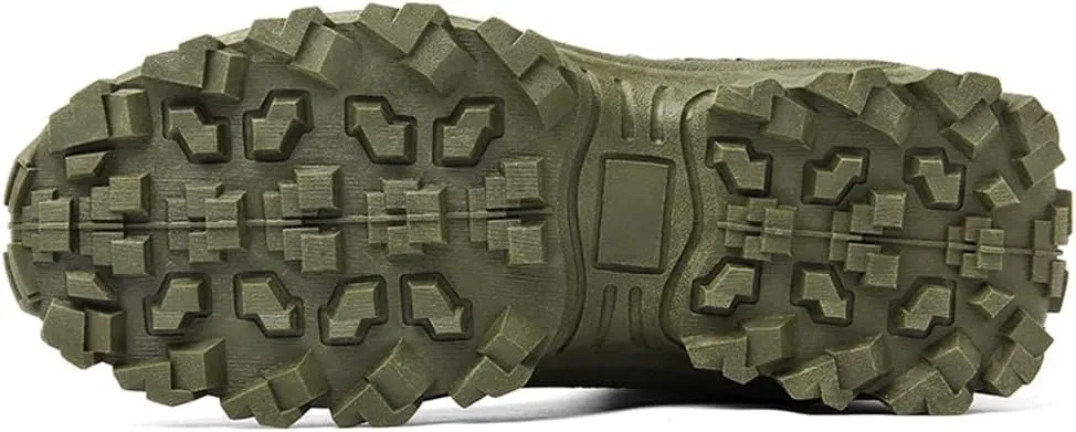 CHUUMEE Men's Tactical Work Boots Splash Resistant Durable Outdoor Suede Hiking Boots Breathable Army Desert Boots