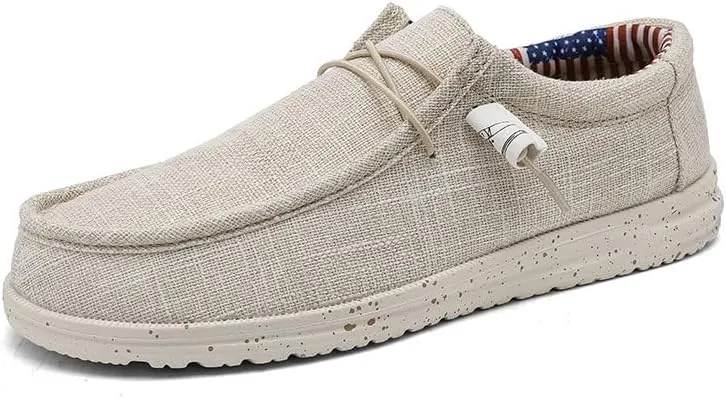 Comfy Trendy Slip-On Loafers - Breathable, Non-Slip, Casual Sneakers for Men's Outdoor Activities with Soft Insoles and Easy Slip-On Design