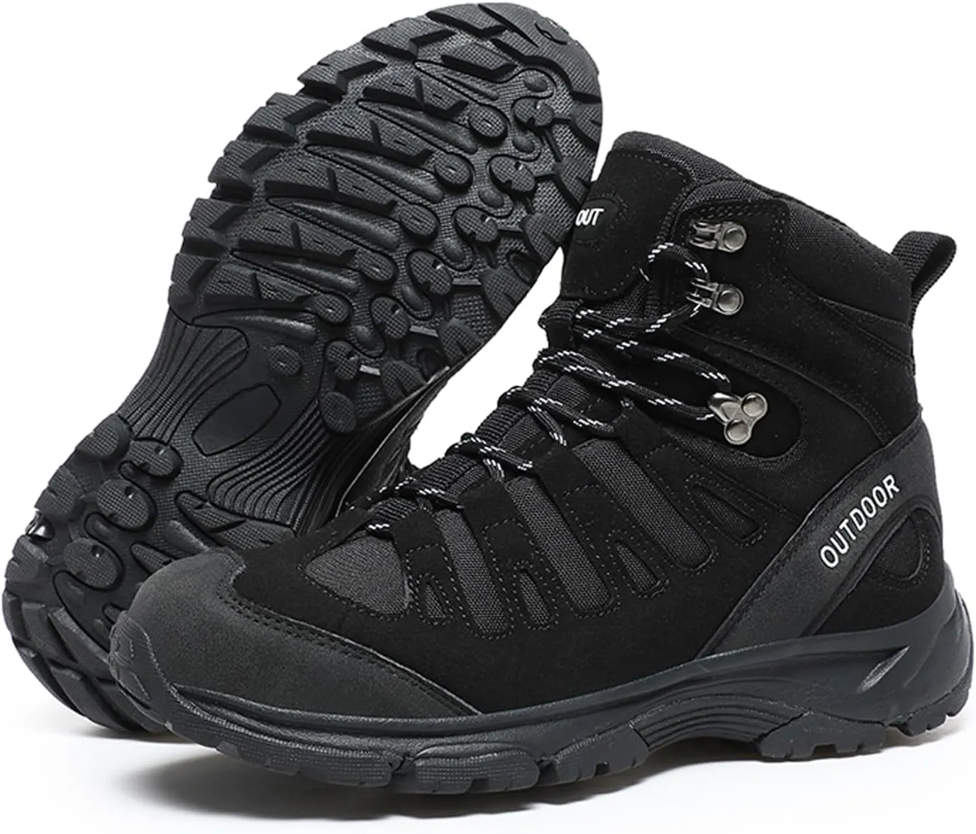 Eliogn Men's Training Boots Hiking Shoes Military Tactical Combat Outdoor Jungle Work Boots