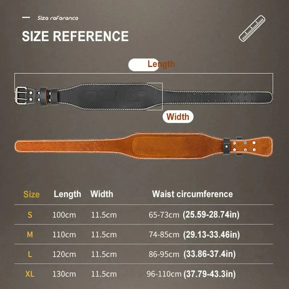 Fitness Waist Support Belt Squat & Weightlifting Protection