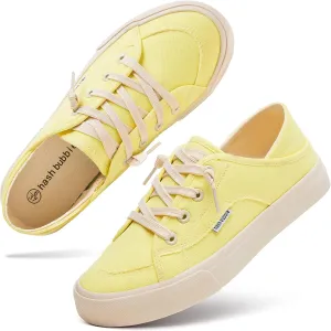 hash bubbie Women's Slip on Shoes Canvas Shoes Non Slip Fashion Sneakers for Women Low Top Loafers