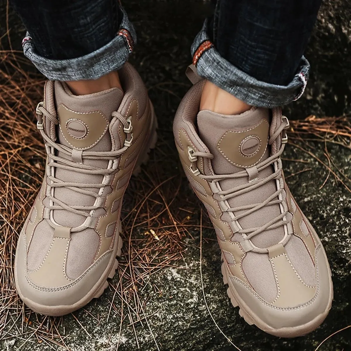 Hiking Shoes Mens Waterproof Mountain Trekking Shoes Women Breathable Walking Shoes Outdoor Sports Winter Boots