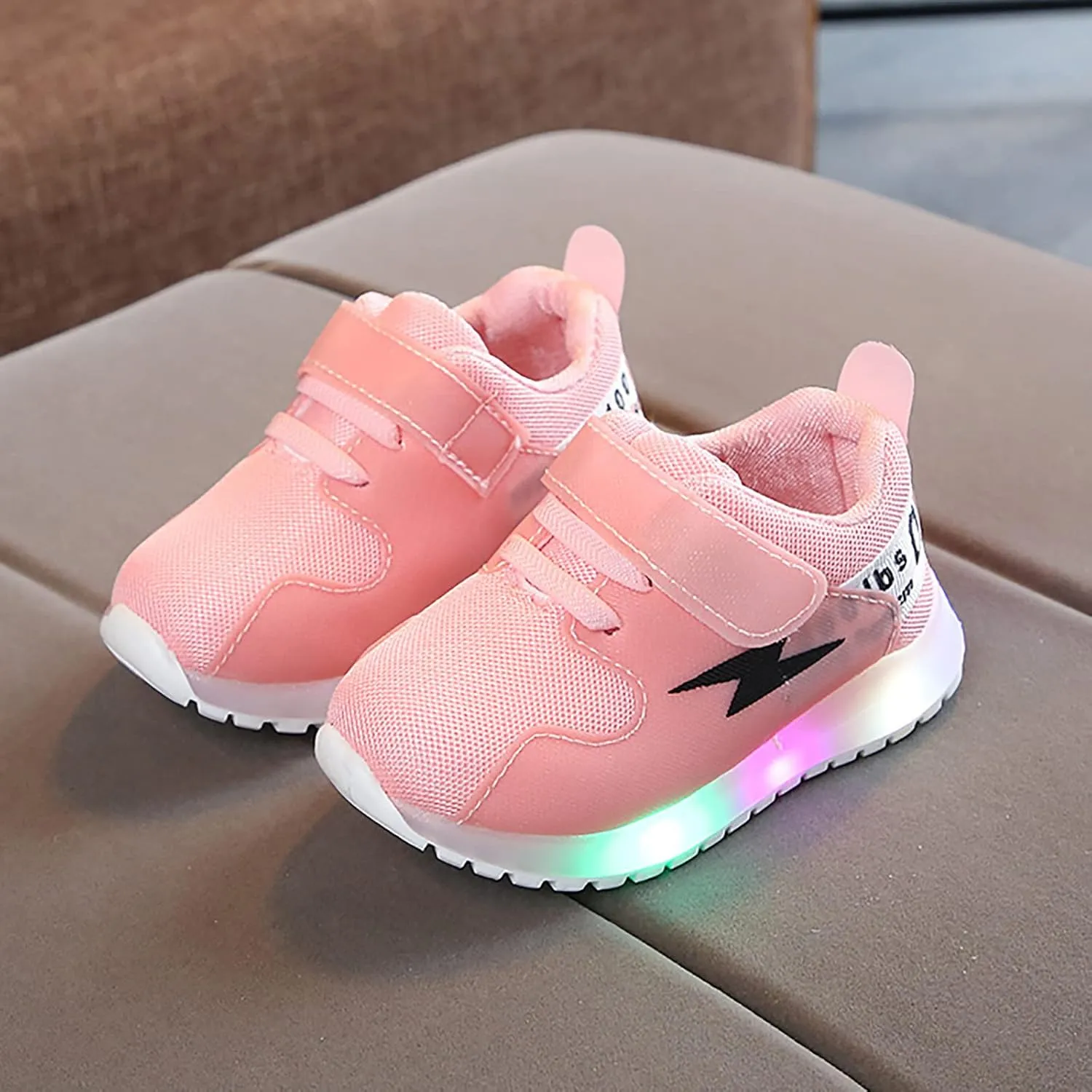 IWIHMIV LED Light Luminous Shoes for Boys Girls Boys Lightweight Tennis Running Shoes for Toddler