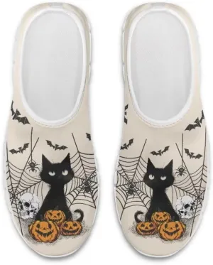Jeiento Womens Halloween Shoes Slip-On Loafers Comfy Play Fashion Sneaker Travel Walking Flat Shoes Slip-On Party Shoes for Teenager Girls