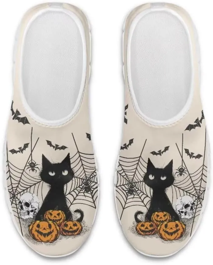Jeiento Womens Halloween Shoes Slip-On Loafers Comfy Play Fashion Sneaker Travel Walking Flat Shoes Slip-On Party Shoes for Teenager Girls