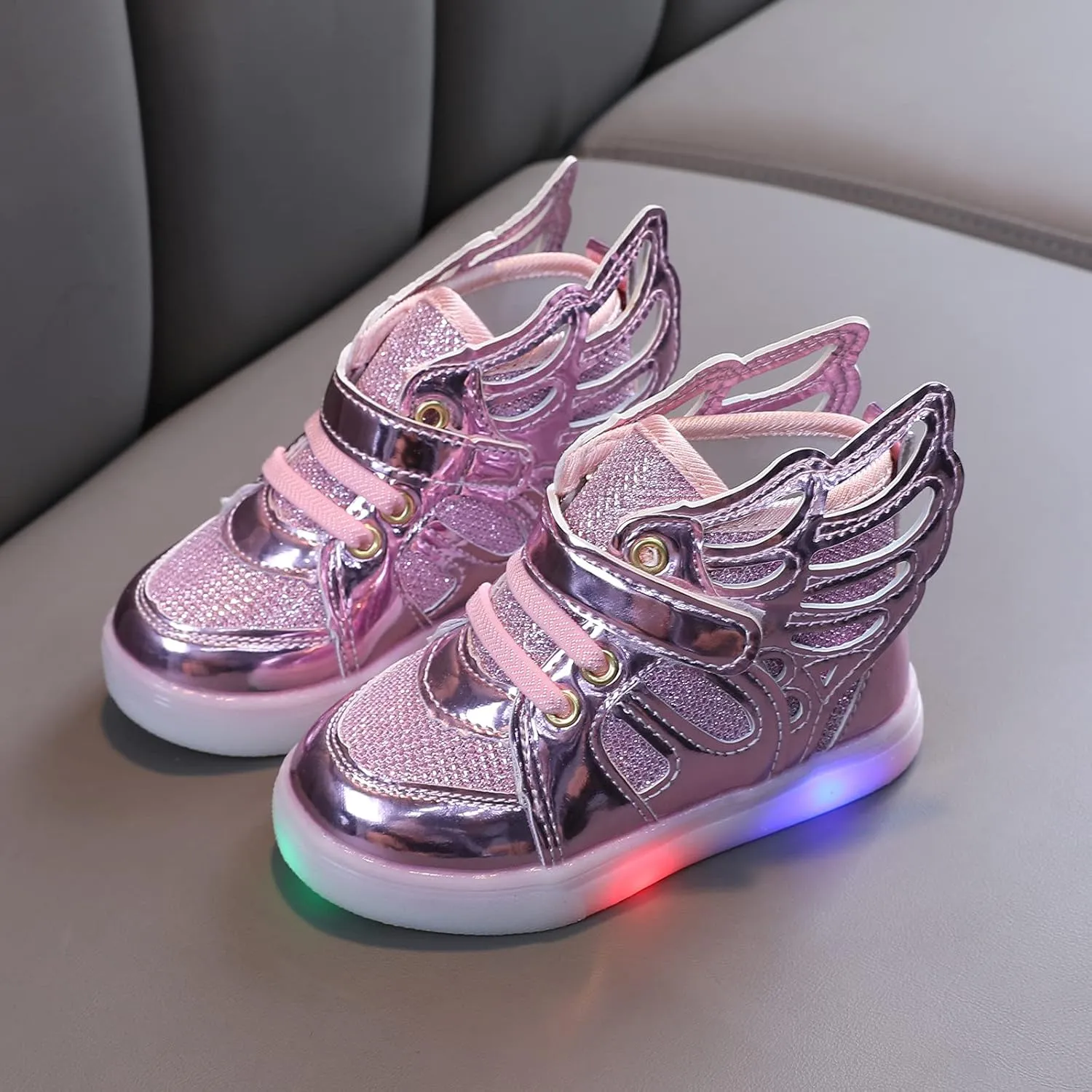 Light Children Baby Girls Sport Luminous Shoes Kids Led Baby Shoes Toddler Girl