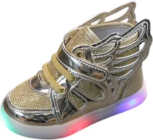 Light Children Baby Girls Sport Luminous Shoes Kids Led Baby Shoes Toddler Girl