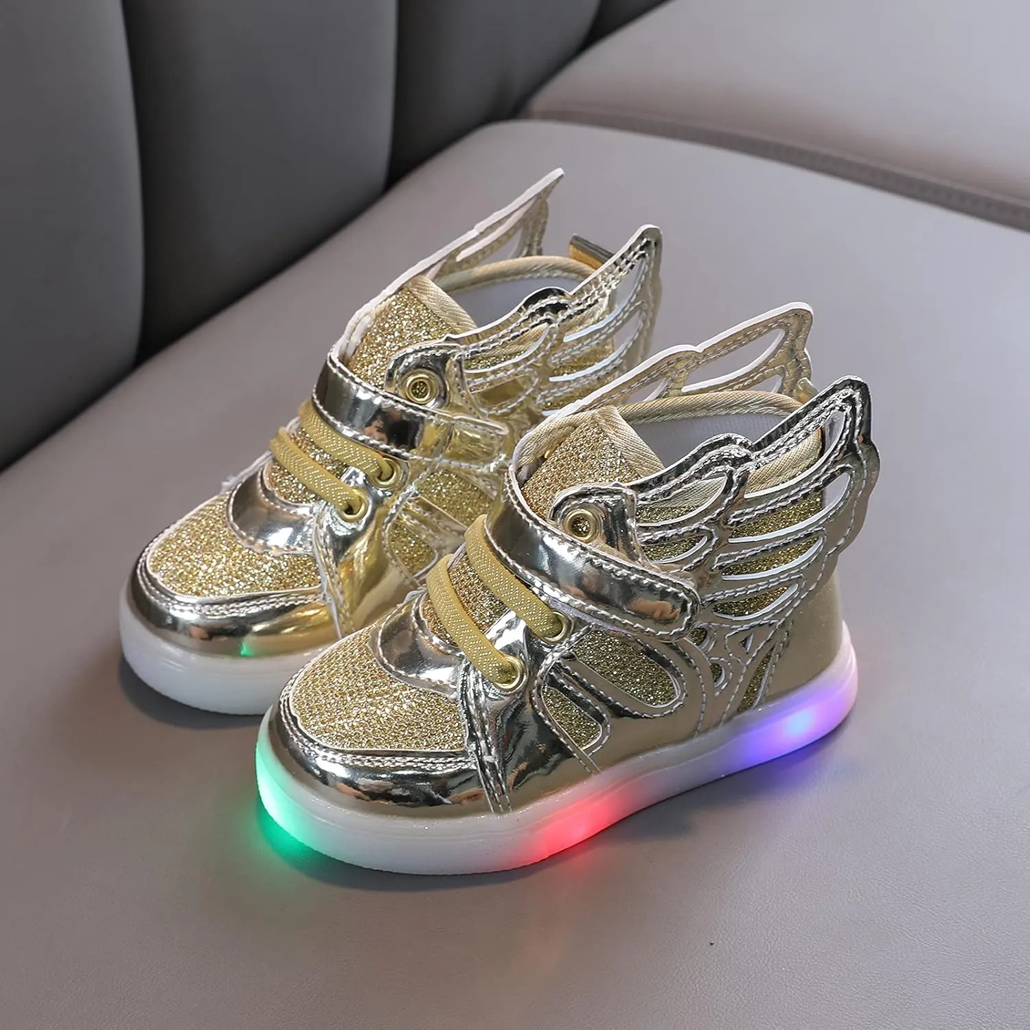 Light Children Baby Girls Sport Luminous Shoes Kids Led Baby Shoes Toddler Girl