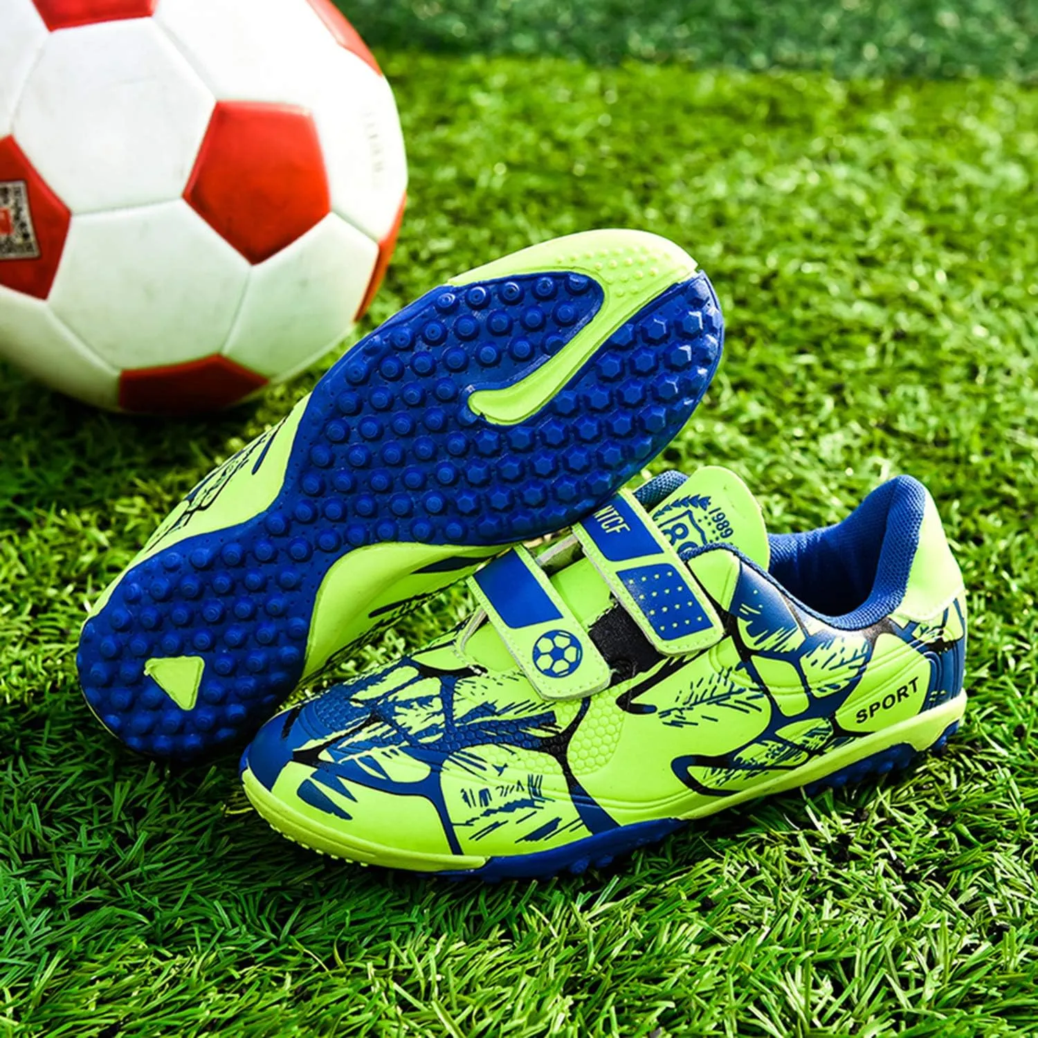 Meidiastra Kids Boy's Girl's Soccer Shoes Athletic Training Soccer Boots Indoor Outdoor Cleats (Toddler/Little Kid/Big Kid)