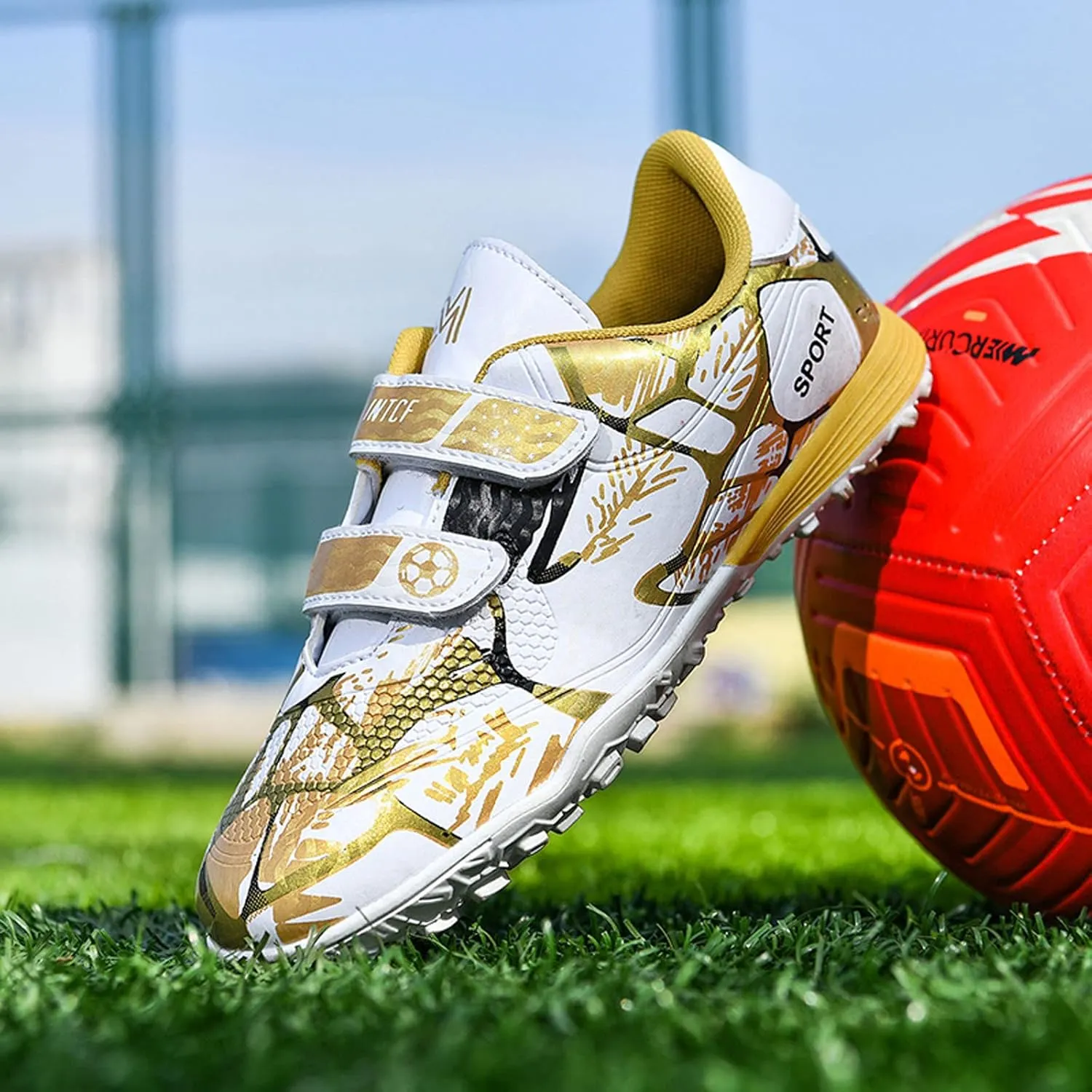Meidiastra Kids Boy's Girl's Soccer Shoes Athletic Training Soccer Boots Indoor Outdoor Cleats (Toddler/Little Kid/Big Kid)