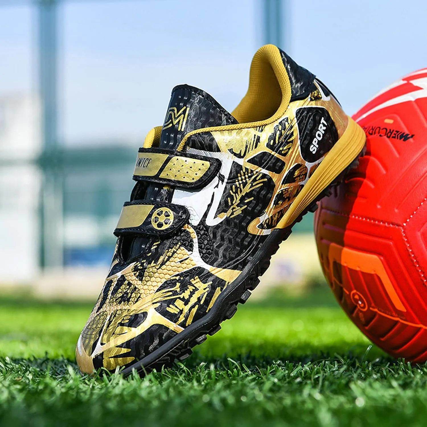 Meidiastra Kids Boy's Girl's Soccer Shoes Athletic Training Soccer Boots Indoor Outdoor Cleats (Toddler/Little Kid/Big Kid)