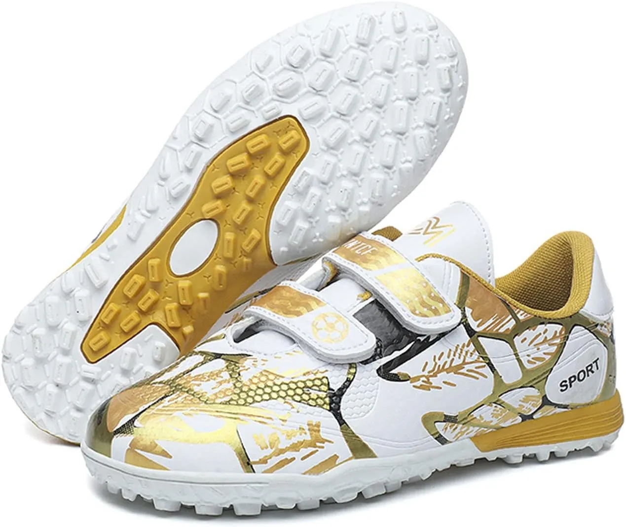 Meidiastra Kids Boy's Girl's Soccer Shoes Athletic Training Soccer Boots Indoor Outdoor Cleats (Toddler/Little Kid/Big Kid)
