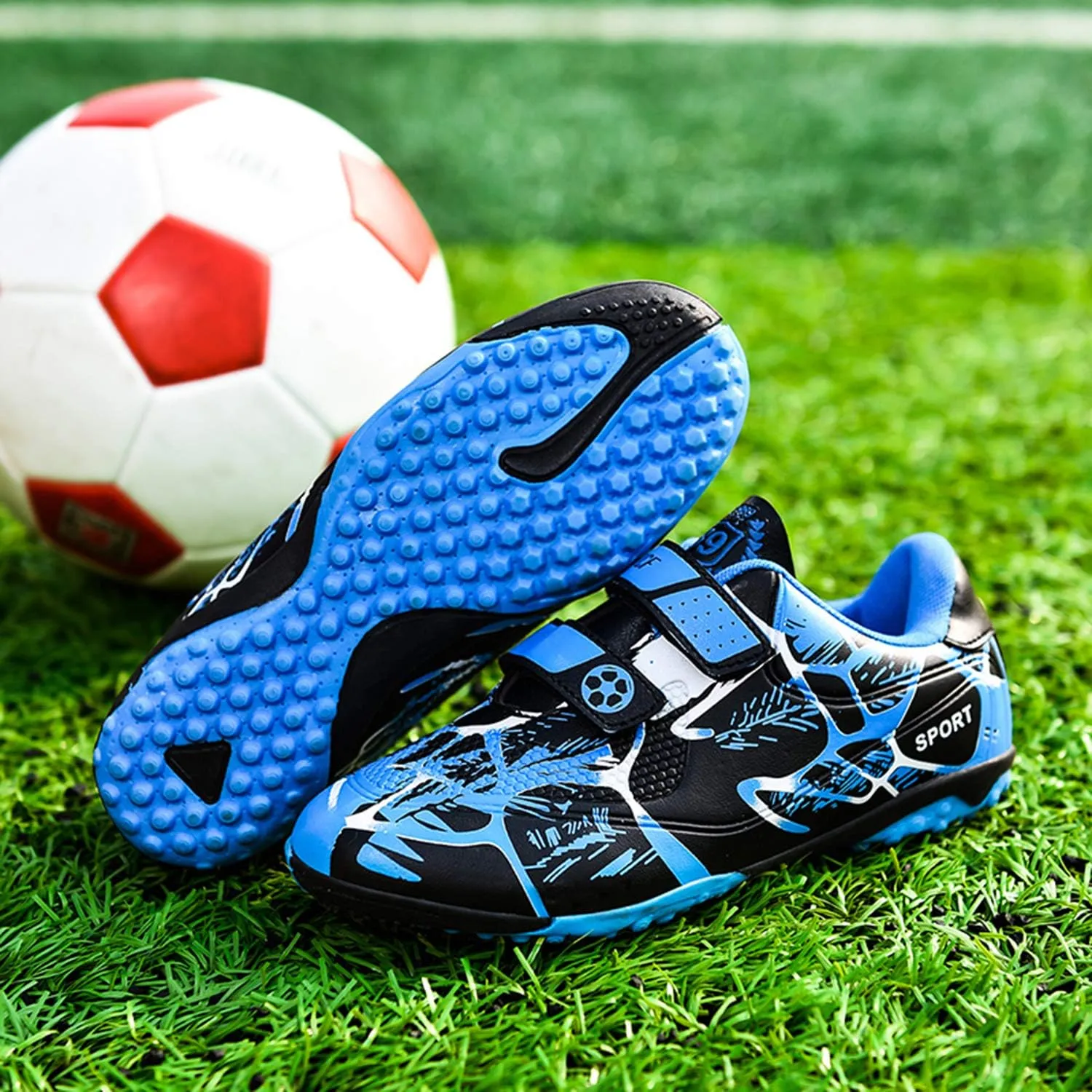 Meidiastra Kids Boy's Girl's Soccer Shoes Athletic Training Soccer Boots Indoor Outdoor Cleats (Toddler/Little Kid/Big Kid)