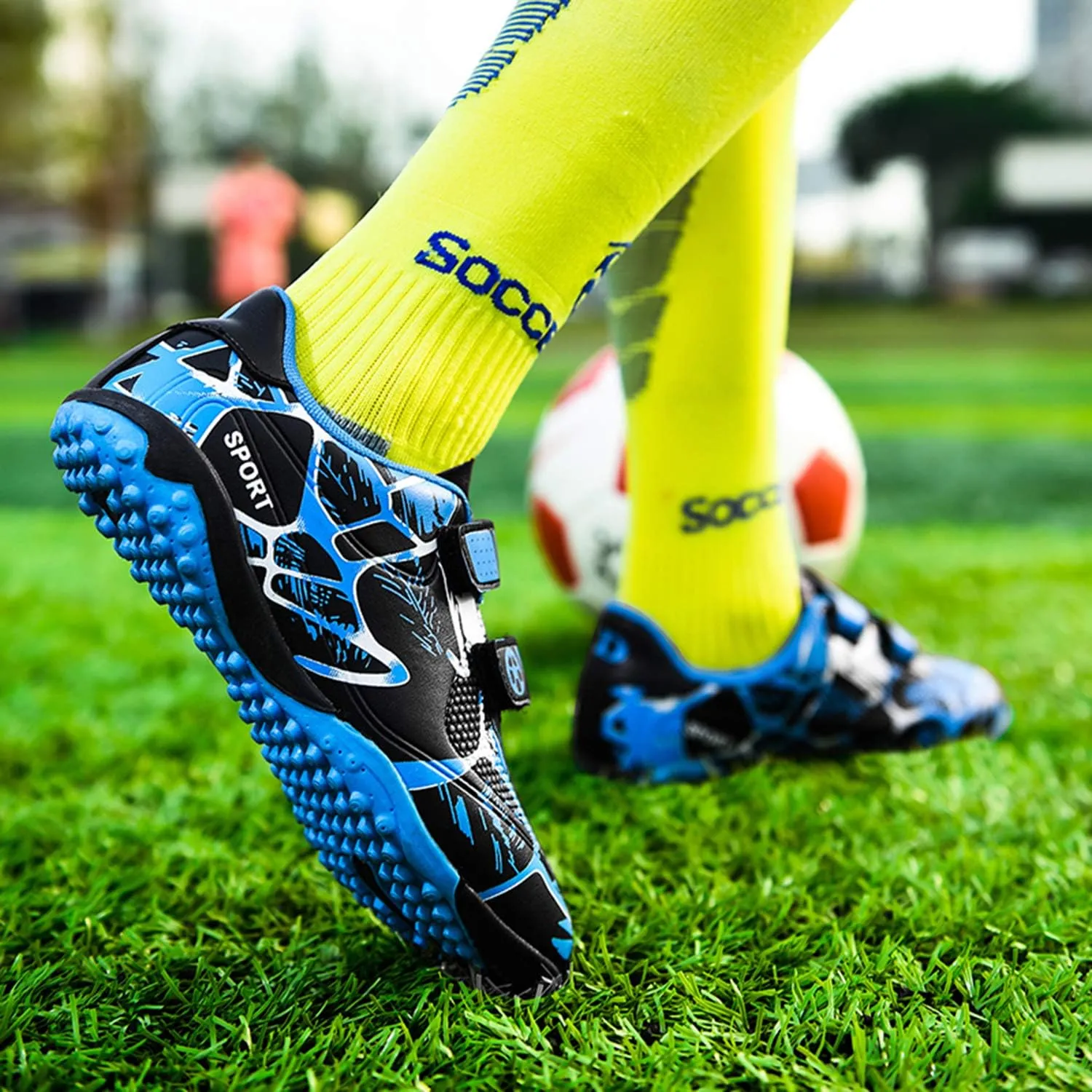Meidiastra Kids Boy's Girl's Soccer Shoes Athletic Training Soccer Boots Indoor Outdoor Cleats (Toddler/Little Kid/Big Kid)