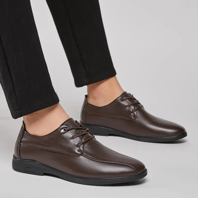 Men's Comfort Orthopedic Dress Shoes Mens Casual Comfort Business Leather Shoes Oxford Hand Stitched Walking Office Loafers Work Flats
