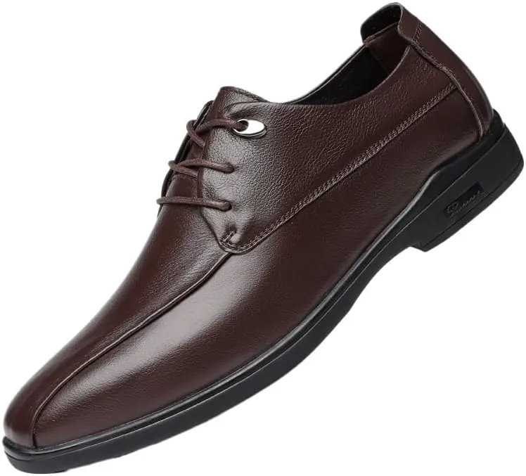 Men's Comfort Orthopedic Dress Shoes Mens Casual Comfort Business Leather Shoes Oxford Hand Stitched Walking Office Loafers Work Flats