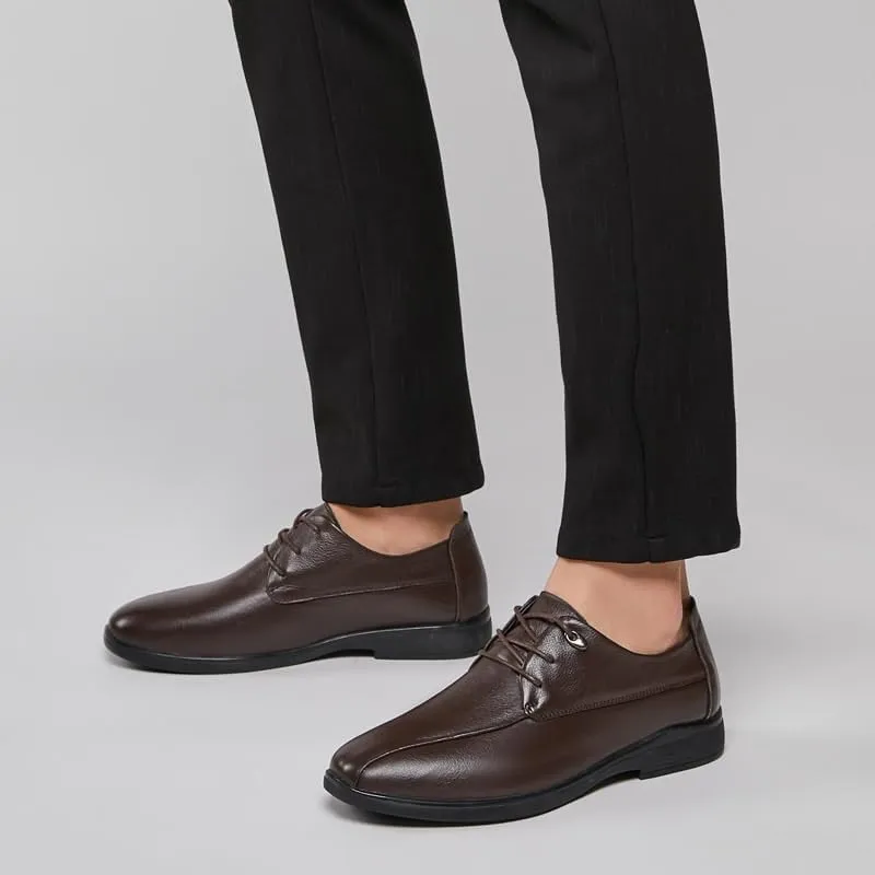 Men's Comfort Orthopedic Dress Shoes Mens Casual Comfort Business Leather Shoes Oxford Hand Stitched Walking Office Loafers Work Flats