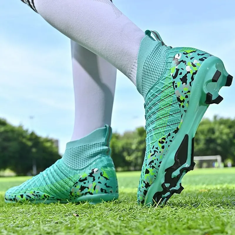 Men's Football Boots AG/FG Indoor and Outdoor Football Shoes Sports Shoes high top Breathable Football Shoes