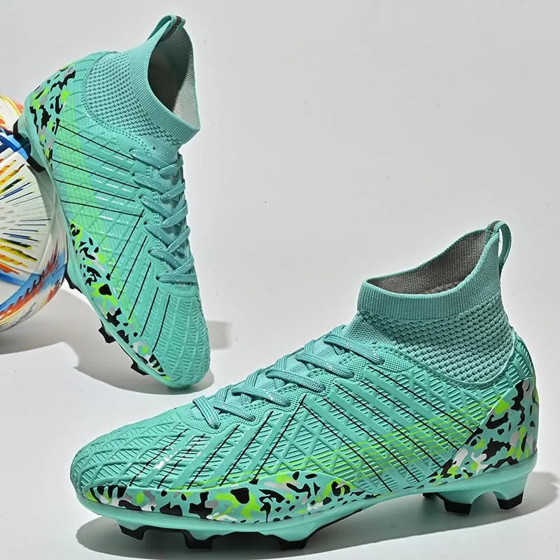 Men's Football Boots AG/FG Indoor and Outdoor Football Shoes Sports Shoes high top Breathable Football Shoes
