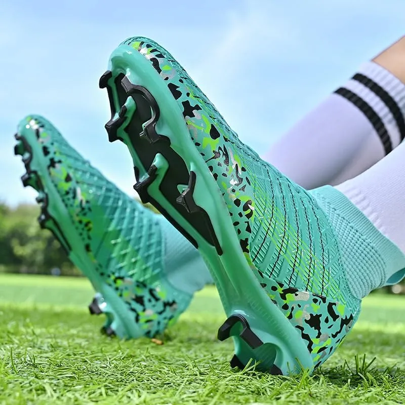 Men's Football Boots AG/FG Indoor and Outdoor Football Shoes Sports Shoes high top Breathable Football Shoes