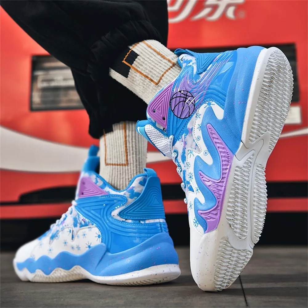 Men's High Top Anti-Slip Cushioning Basketball Shoes Fashion Running Sneakers Light Training Athletic Shoes