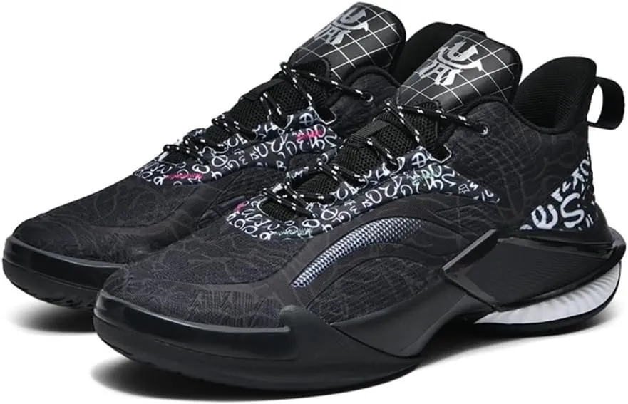 Mens High Top Basketball Shoes Athletic Running Walking Anti Slip Sports Fashion Sneakers