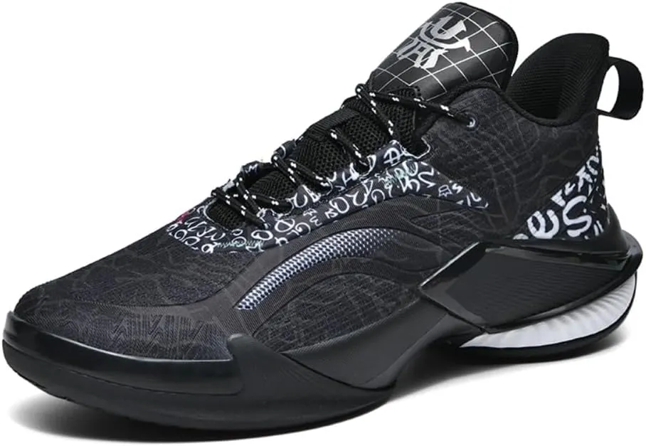Mens High Top Basketball Shoes Athletic Running Walking Anti Slip Sports Fashion Sneakers