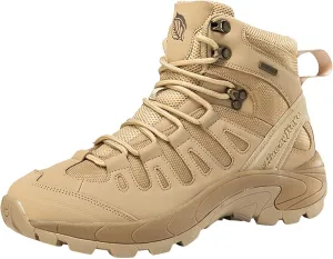 Men's Hiking Shoes Non Slip Water proof Trekking Outdoor Training Boots Fashionable Simple Solid Color Thick Sole Comfortable Lace Up Casual Winter Ankle Boots