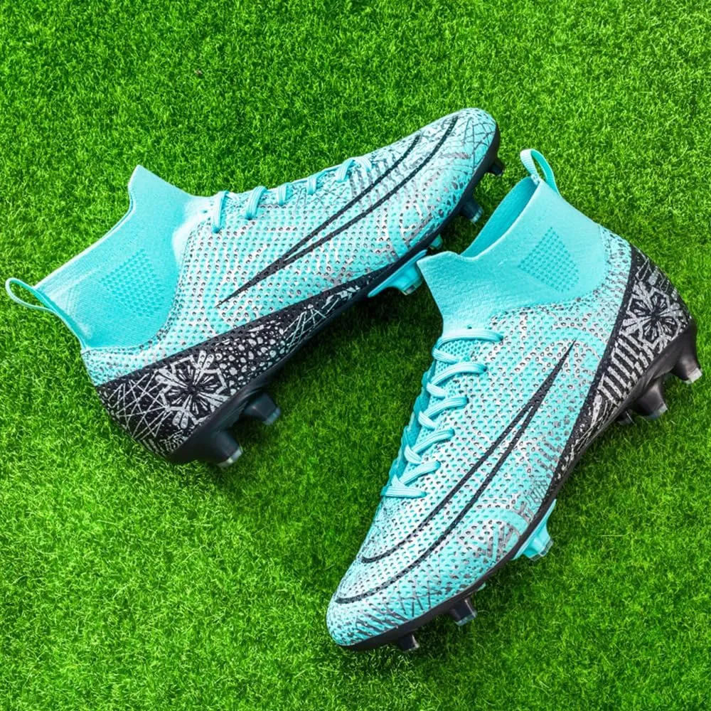 Men's Lightweight Soccer Cleats for Football Training: Non-Slip Professional Futsal Shoes - Futsal Shoes for Youth