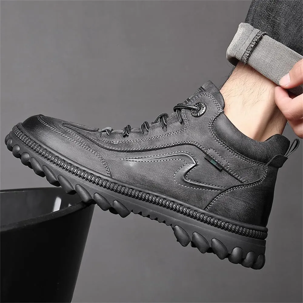 Men's Outdoor Waterproof High Top Hiking Working Boot Non-Slip Hiking Shoes Winter Warm Snow Boots
