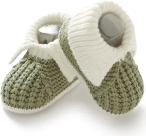 Neiwech Baby Booties Newborn Knit Infant Sock Shoes Soft Cozy Crochet Booties for Toddler Boy Girl